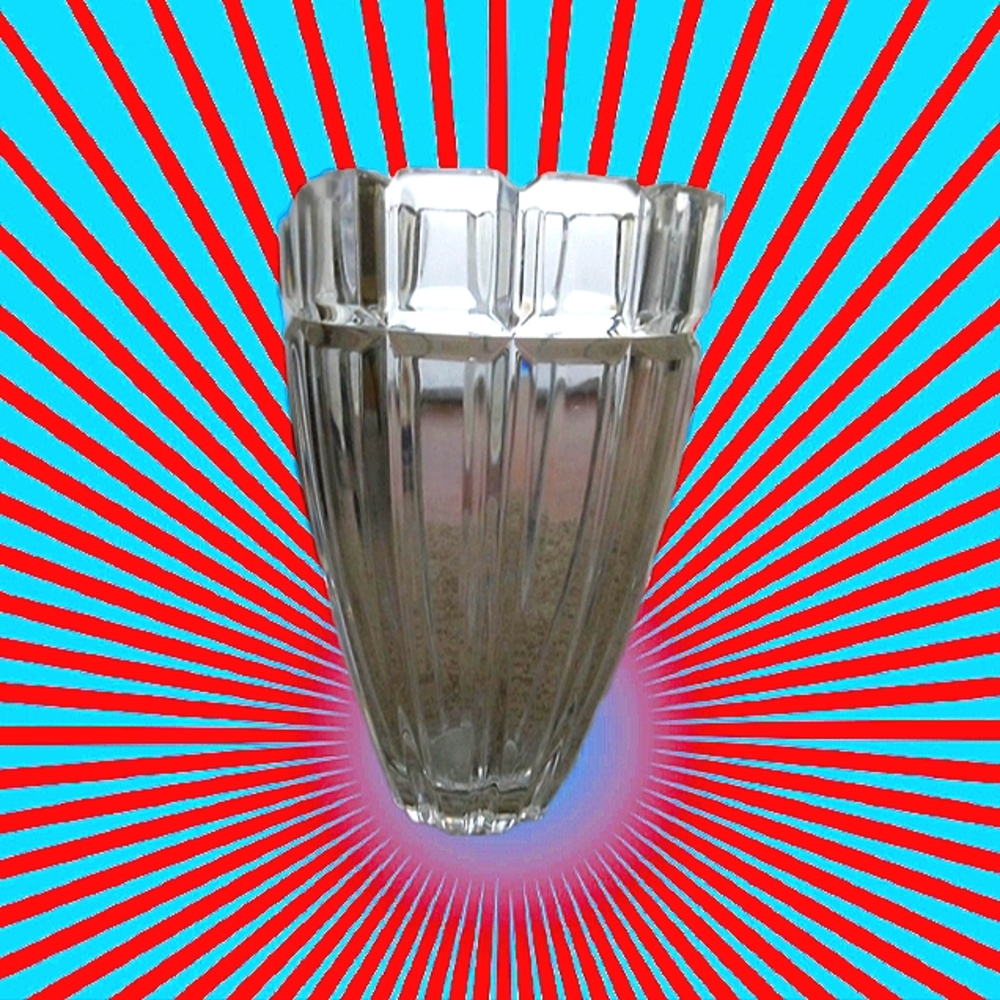 Mikasa crystal flower vase